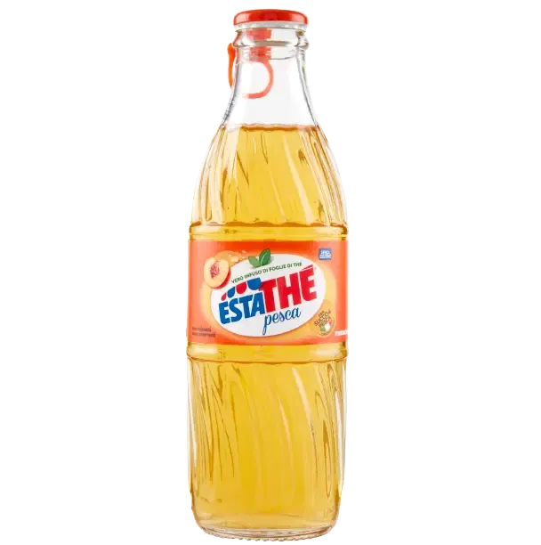Estathé Pesca Peach Iced Tea Glass Bottles – 24 x 250ml