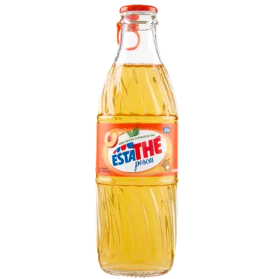 Estathé Pesca Peach Iced Tea Glass Bottles – 24 x 250ml Estathé Pesca Peach Iced Tea Glass Bottles – 24 x 250ml