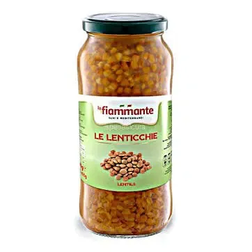 LE LENTICCHIE ( Lentils in jar ) - La Fiammante 540gr