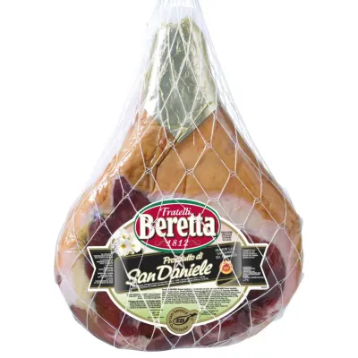 Prosciutto San Daniele Pressato 14 Month – Fratelli Beretta (7.2kg Avg.) Prosciutto San Daniele Pressato 14 Month – Fratelli Beretta (7.2kg Avg.)