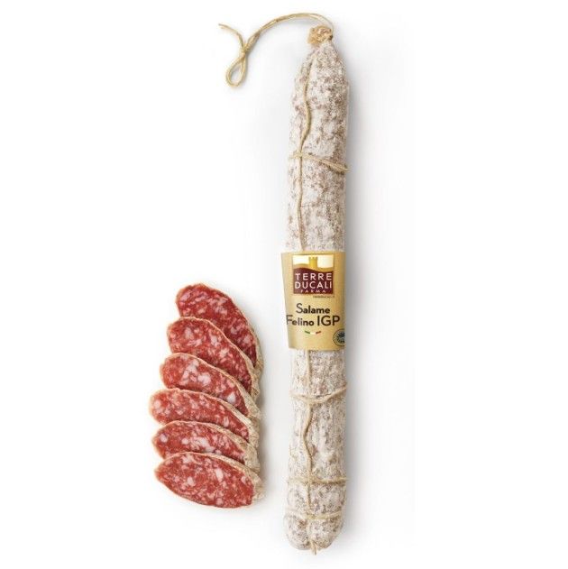 Salame Felino IGP Terre Ducali 1.1kg Italian cured salami whole piece