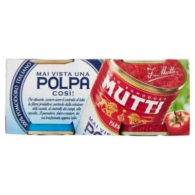 Mutti Polpa Finely Chopped Tomatoes – 12 x 210g Mutti Polpa Finely Chopped Tomatoes – 12 x 210g