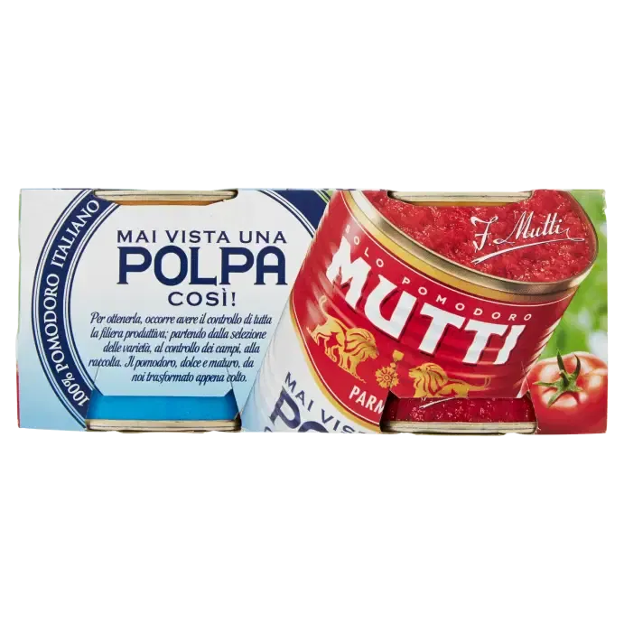 Mutti Polpa Finely Chopped Tomatoes – 12 x 210g