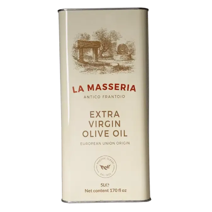 La Masseria Extra Virgin Olive Oil Tin – 5L