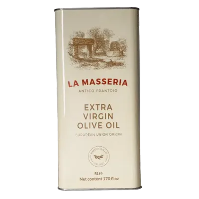 La Masseria Extra Virgin Olive Oil Tin – 5L