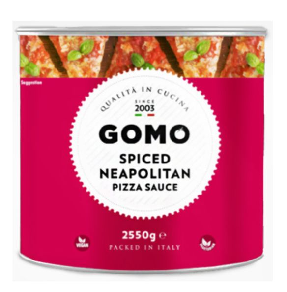 GOMO Spiced Neapolitan Pizza Sauce – 6×2550g