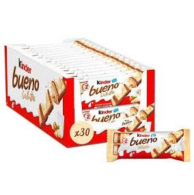 Kinder Bueno White Counter Display 30 Pack (30x39gr)