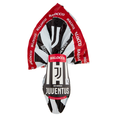 Balocco Juventus Easter egg 240g milk chocolate football themed egg with surprise gift inside