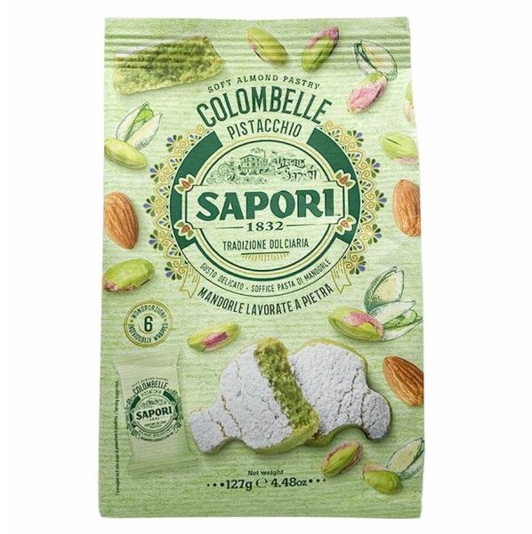 Sapori Colombelle Pistacchio 127g mini Italian Easter cakes pistachio flavour