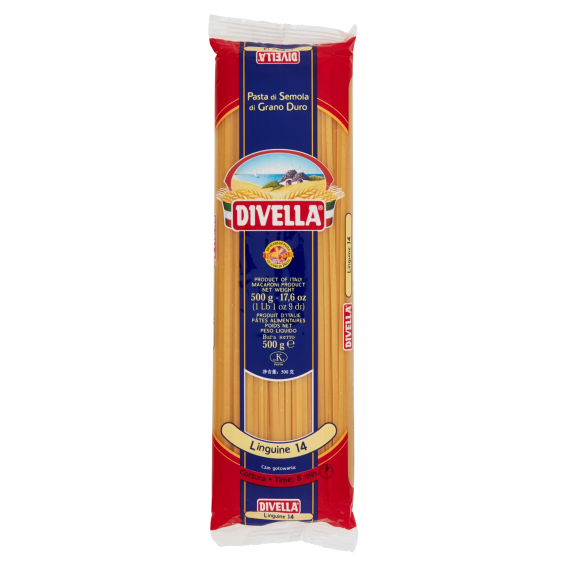 Divella linguine No14 pasta 500g durum wheat semolina pasta