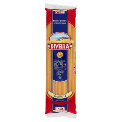 Divella linguine No14 pasta 500g durum wheat semolina pasta