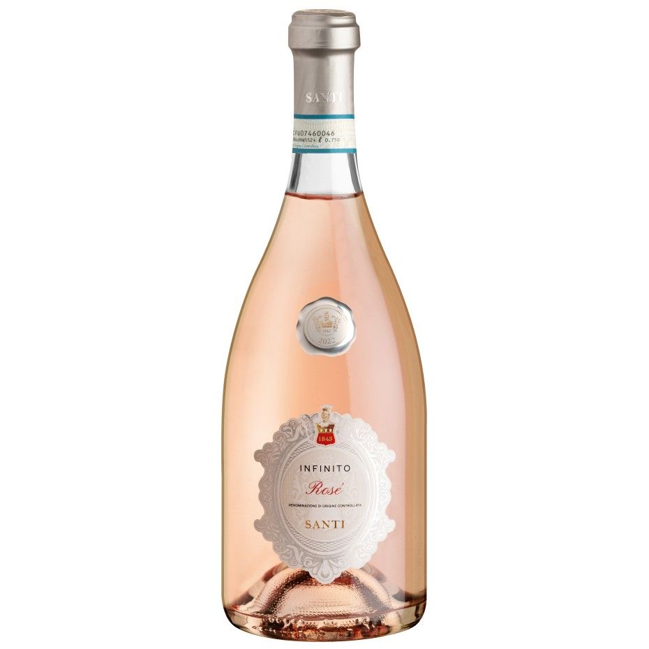 Santi Infinito Chiaretto Bardolino DOC rosé wine 75cl bottle