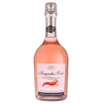 Aragosta Brut Rosé Sparkling Wine 75cl (11.5% ABV)
