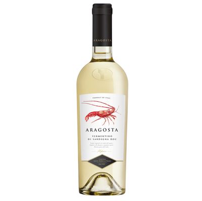 Aragosta Vermentino di Sardegna DOC 75cl white wine bottle