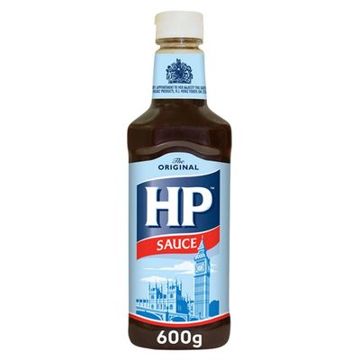 HP Brown Sauce 2x600g twin pack classic British condiment