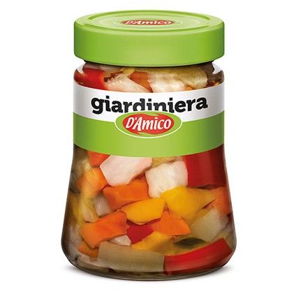 D'Amico giardiniera mixed pickled vegetables 300g jar