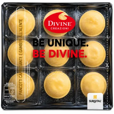 Panciotti with Scallops &amp; North Sea Prawns - 285gr Divine Creazioni