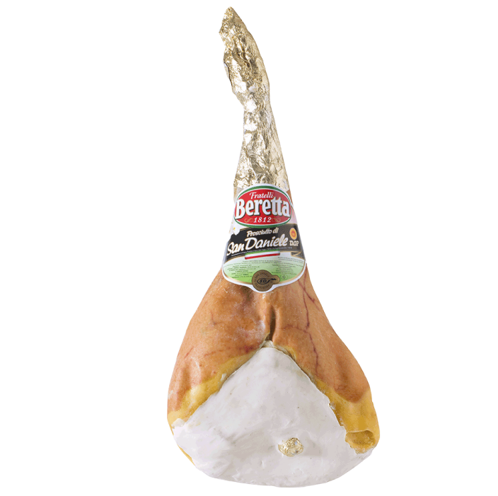 Fratelli Beretta Prosciutto di San Daniele PDO bone-in 10kg authentic Italian ham
