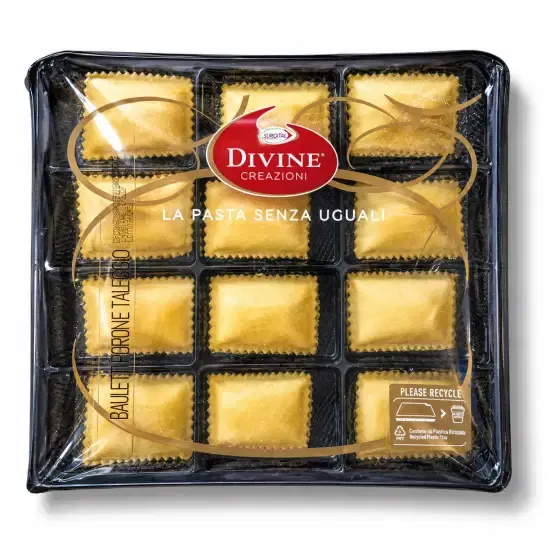 Bauletti with Porcini Mushrooms and Taleggio DOP Cheese - 250gr Divine Creazioni