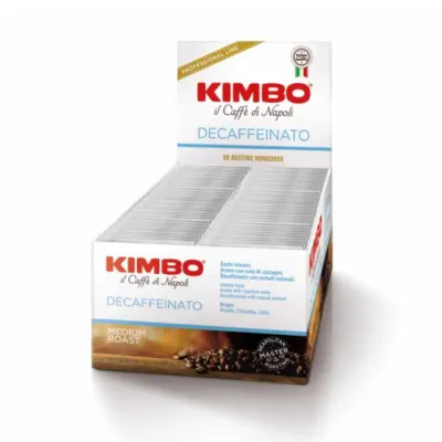 Kimbo Decaffeinated Coffee Sachets - 80 x 7g