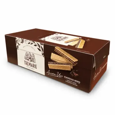 Tre Marie Gianduia Nero Wafer Display - 30 x 36g Tre Marie Gianduia Nero Wafer Display - 30 x 36g