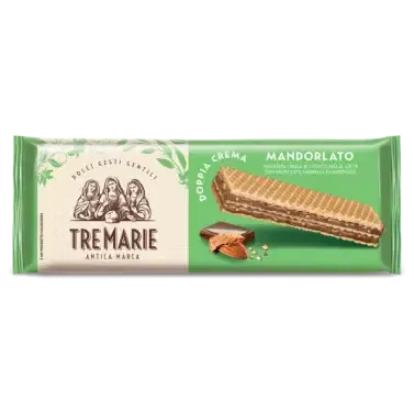 Tre Marie Almond & Milk Chocolate Wafers - 140g Tre Marie Almond & Milk Chocolate Wafers - 140g