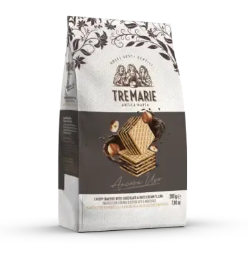 Tre Marie Gianduja Cube Wafers - 200g