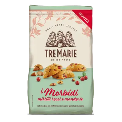 Tre Marie Cranberry & Almond Cookies "i Morbidi" - 300g Tre Marie Cranberry & Almond Cookies "i Morbidi" - 300g
