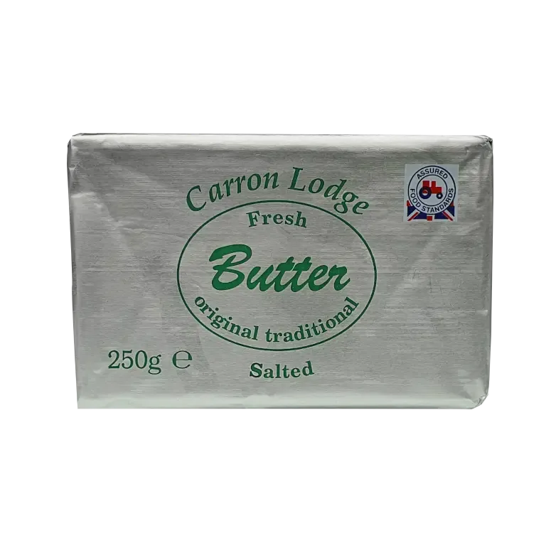 SALTED BUTTER - 20x250gr BEST BEFORE 11/08/26