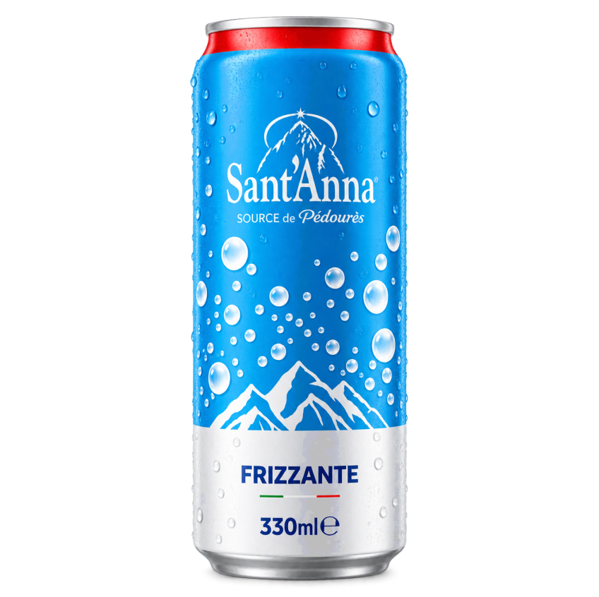 Sant'Anna Frizzante Sparkling Mineral Water 330ml can