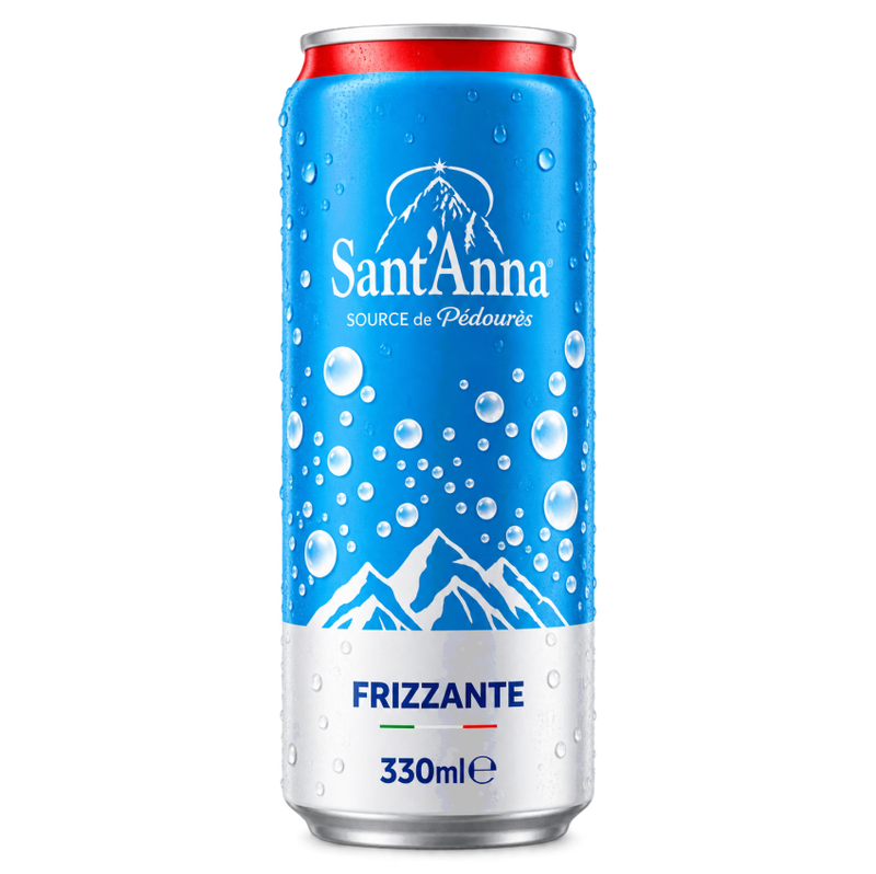 Sant'Anna Frizzante Sparkling Mineral Water 330ml can