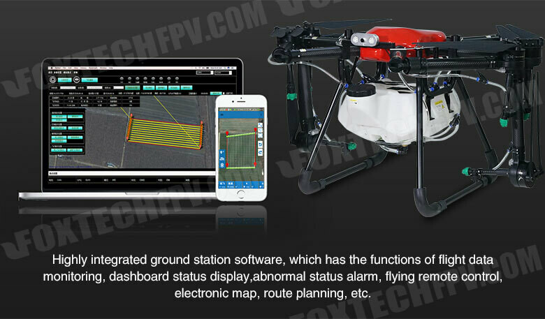 Drone Capacité 16L pulverisation + Batterie LIHV + chargeur