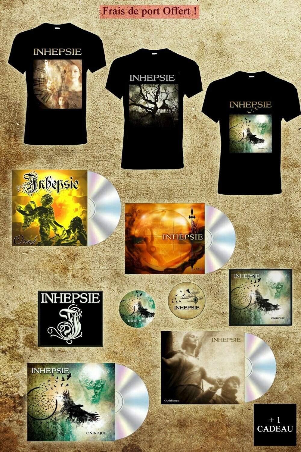 Pack &quot;Inhepsie&quot; (Sans Vinyle)