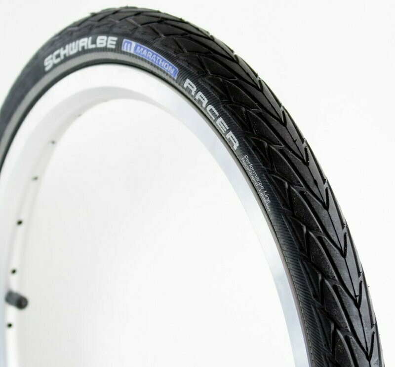 Schwalbe Marathon Racer Tyre 35-349 with reflective strip