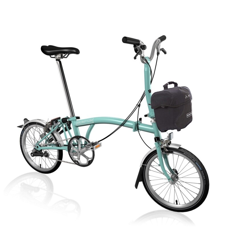 Brompton front fork matt Turkish green