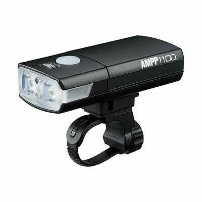 Cateye Ampp 1100 Light with Stainless Steel fork bracket for Brompton