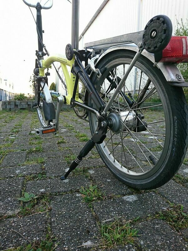 Eerder Ergotec Liliput kickstand customised for Brompton