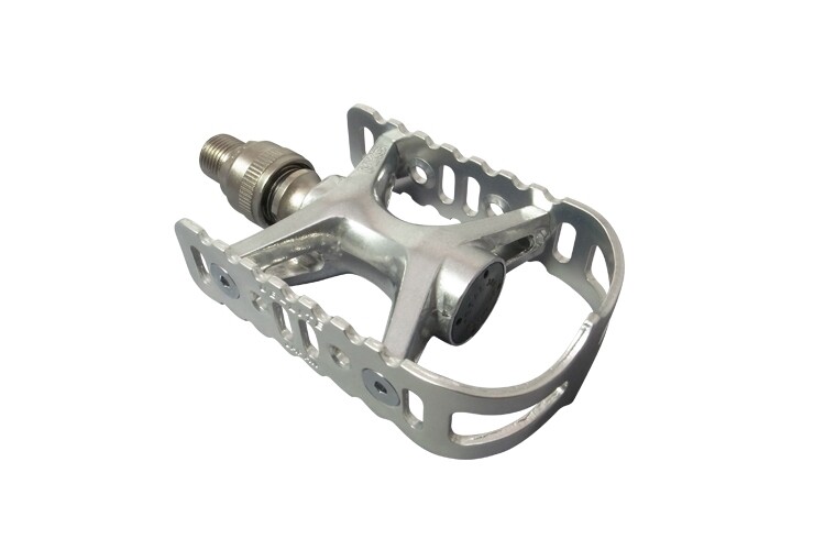 MKS UB-LITE Ezy pedals set, Cage color: Silver