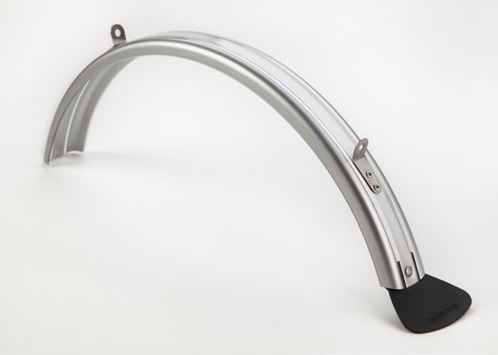 Brompton R(Rack) type rear mudguard blade Silver