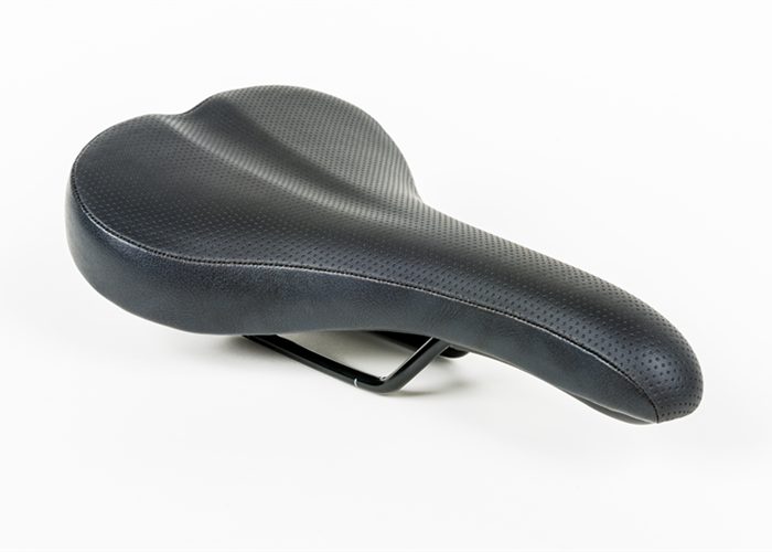 Brompton saddle 167 mm wide with black rails