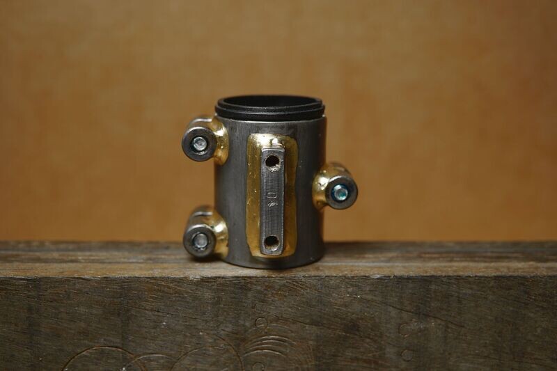 Eerder metaal #Headtubehugger luggage adapter with 3 bolts and hand filed fillets