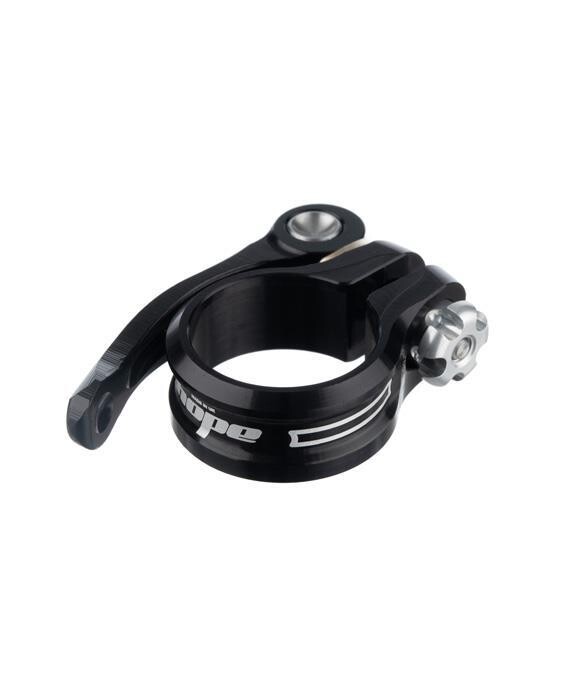 Hope Tech Seat clamp with Quick release 31.8 mm, Color: Black
