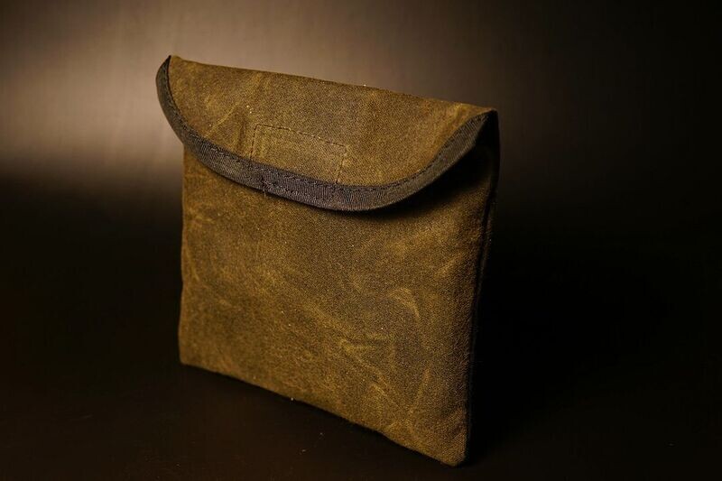 Eerder Xplorer pouch Olive waxed cotton for Xplorer pockets and Radical Roll top bags