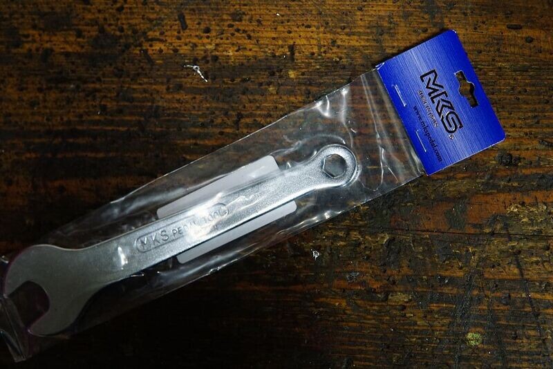 MKS pedal wrench / spanner 15 mm for EZY pedals and more 165mm long