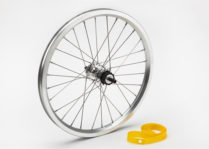 Brompton rear wheel 2speed Superlight silver USED
