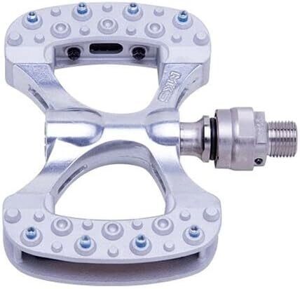 MKS Gamma Ezy Superior Silver Pedals