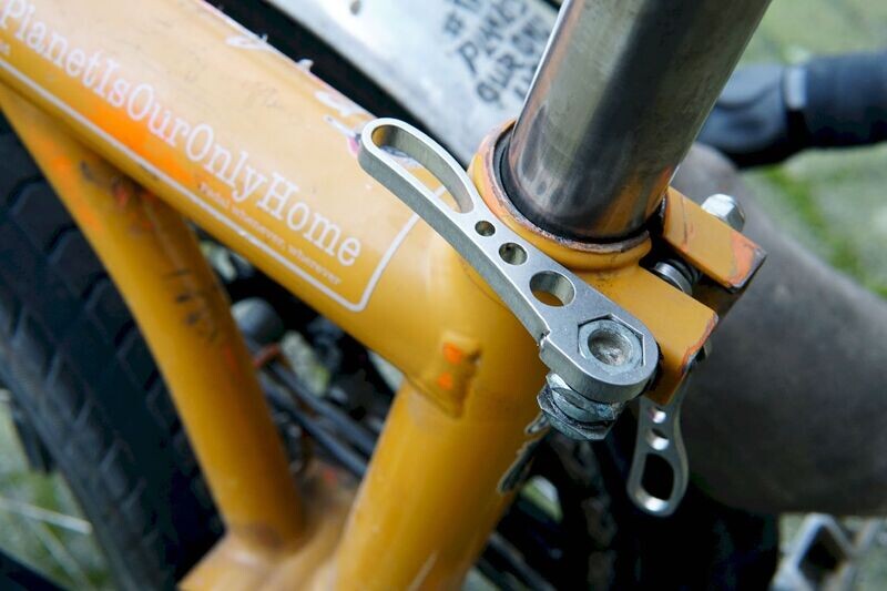 Eerder metaal Quick Release replacement handle for Brompton QR Drillium Mk2