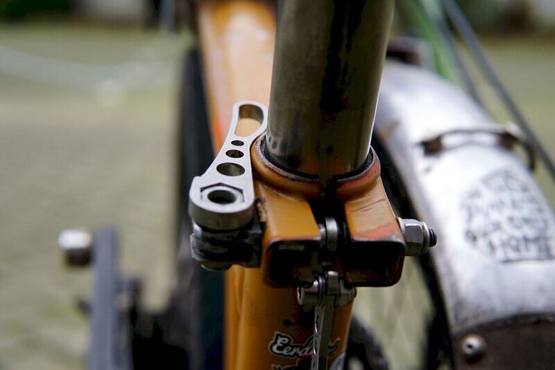 Eerder metaal Quick Release replacement handle for Brompton QR Drillium Mk2