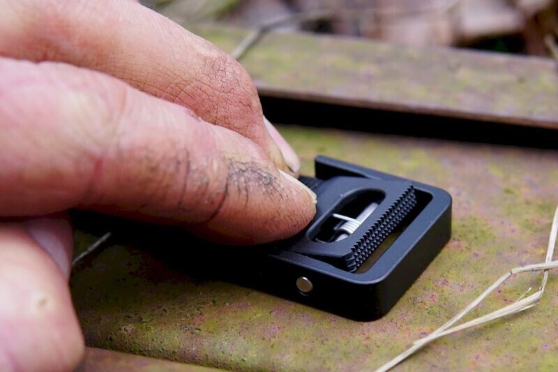 Austere Manufacturing 1&quot; Cam Buckle RAW aluminium