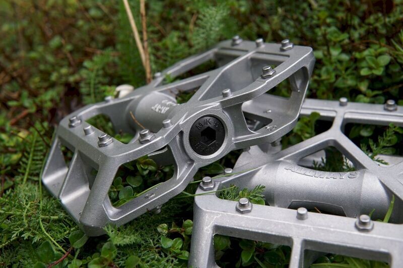 MKS Allways Silver Platform pedals, normal 9/16" threaded (non EZY)
